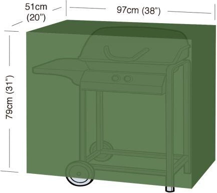 Zaščitna prevleka za žar Classic S 97 × 51 × 79 cm, PE 90 g/m²