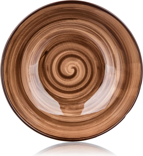 Elegantna rjava zasnova za vsakodnevno pogrinjanje