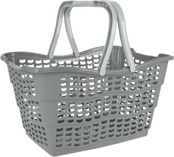 Nakupovalna košara 15 l, severno siva