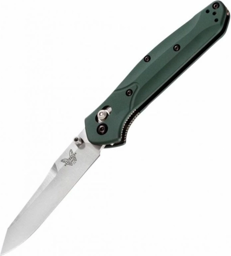Benchmade 940 Osborne reverzni tanto žepni nož 8,6 cm, zelen aluminij