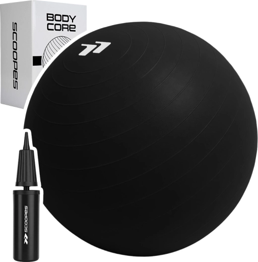Gimnastična žoga BodyCore 85 cm črna