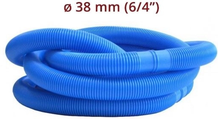 Bazenska cev na meter 38 mm (6/4") – modra, 1 m