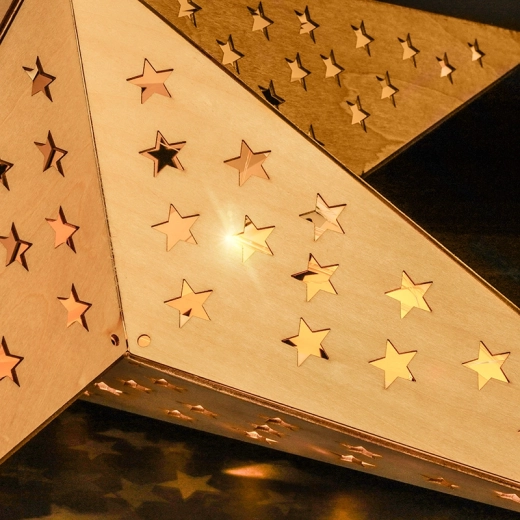 Warm light and impressive perforation