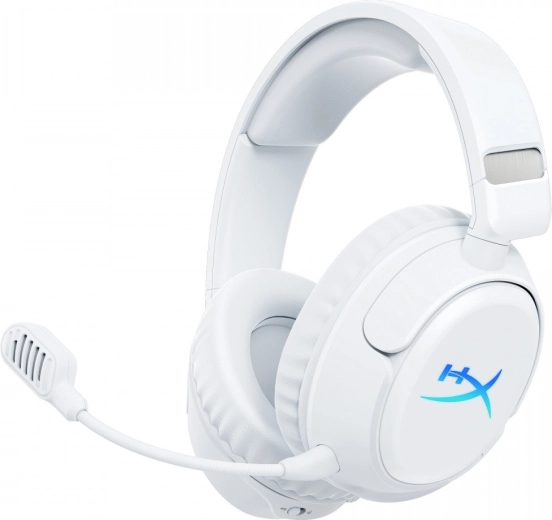 HyperX Cloud Flight 2 brezžične gaming slušalke z mikrofonom, bele