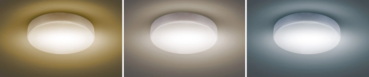 Sprememba barvne temperature svetlobe 3000–6000 K