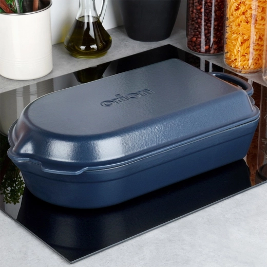 Dve posodi v eni – pokrov kot samostojna posoda za peko