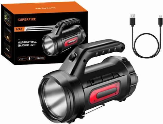 Svetilka Superfire M9-E 900 lm USB