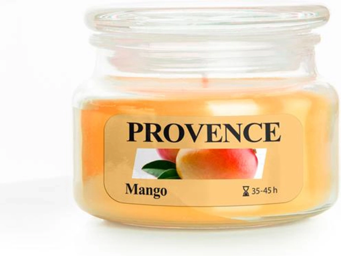 Dišeča sveča v steklu PROVENCE mango 45 ur