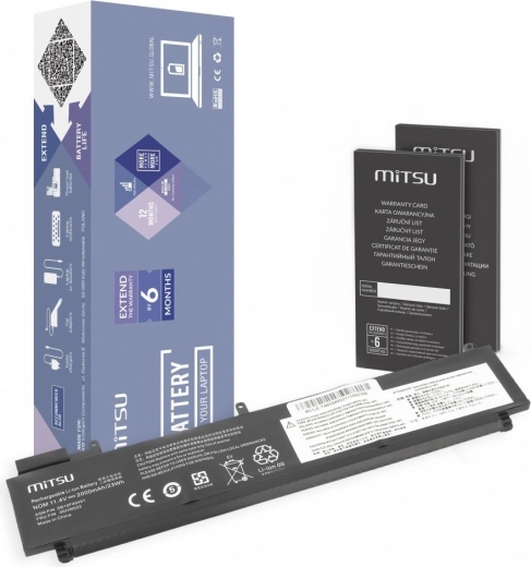 Baterija za Lenovo ThinkPad T460s, T470s – zadnja baterija 2000 mAh (23 Wh) 11,4 V