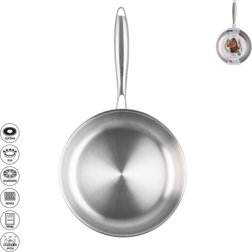 Orion ponev Steela 26 cm nerjavno jeklo