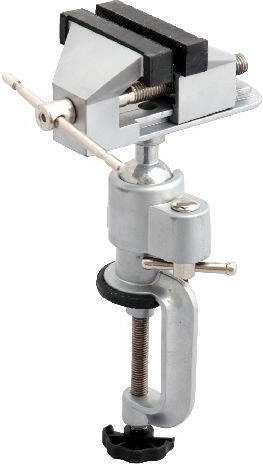 Modelarski primež, vrtljiv 360° za mizo