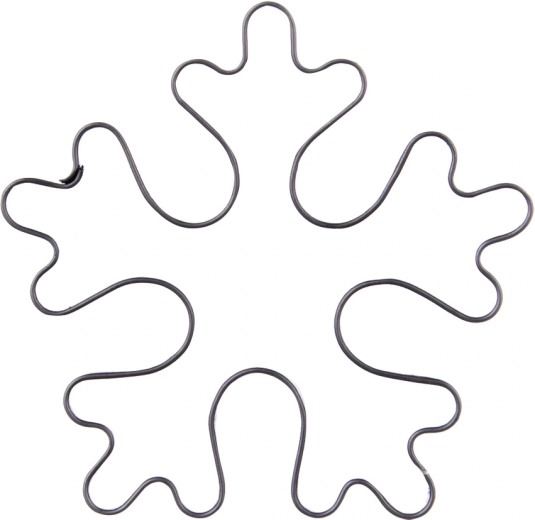 Orion snowflake cookie cutter 6 cm