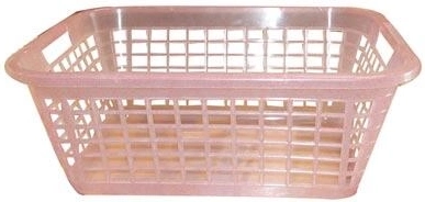 Plastična košara za pleničke in perilo 48 × 38 × 19 cm, mešanica barv