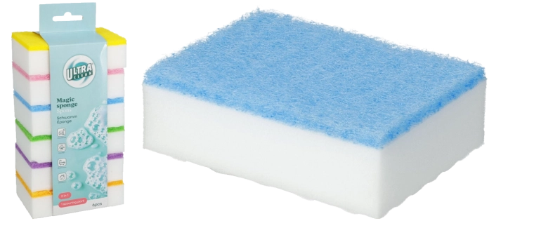 Set čarobnih čistilnih gobic iz melaminske pene (6 kosov)
