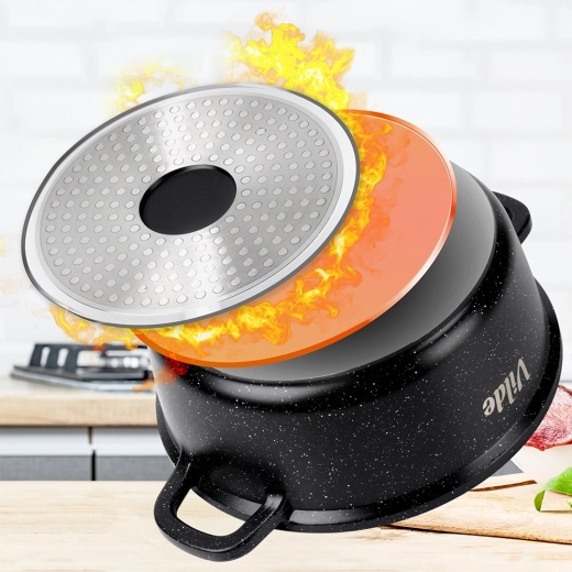 Združljivo z vsemi vrstami štedilnikov, vključno z indukcijo