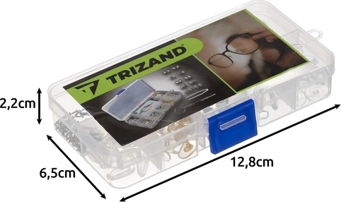 Clear case with compartments