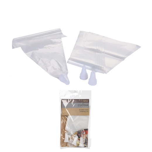 Set slaščičarskih vrečk in nastavkov za okraševanje LA CUCINA