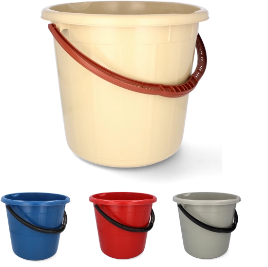 Pocinkano vedro 10 l z lesenim ročajem