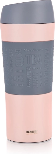 Termo lonček Matty 400 ml, rožnat