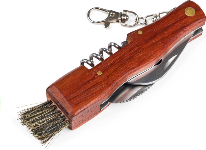 Gobarski nož AKCENT s čopičem, zložljiv nerjaveč 7 cm