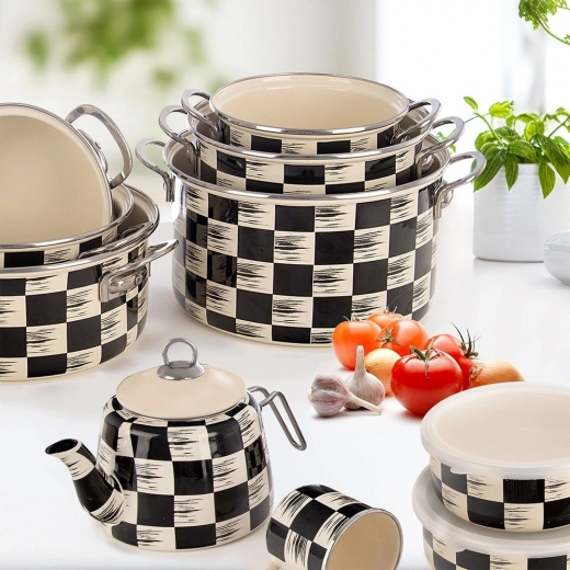 Združljiv z vsemi štedilniki in primeren za pomivalni stroj