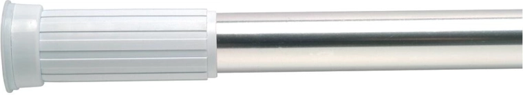 Teleskopska raztezna palica 70–120 cm kovinska – bela ali srebrna