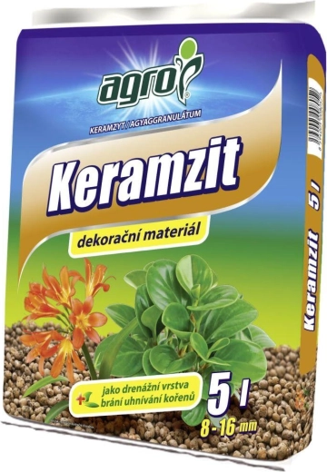 Keramzit 8–16 mm 5 l AGRO