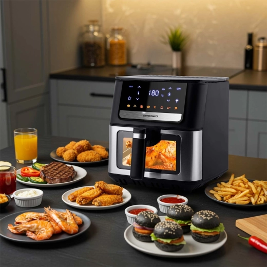 Velika prostornina 6,5 l in moč 1700 W