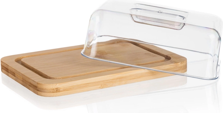 Naravni bambusov pladenj za stilsko serviranje