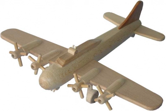 Velik leseni model letala Bombarder B17