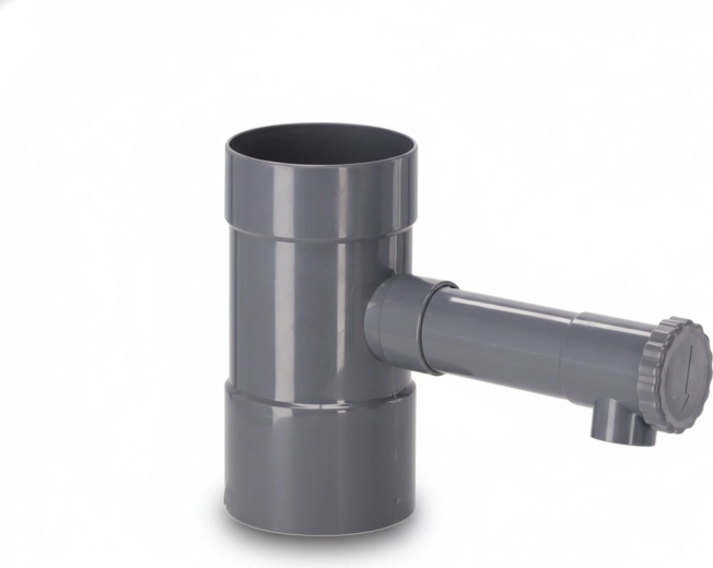 Zbiralnik deževnice, siv, 80 mm