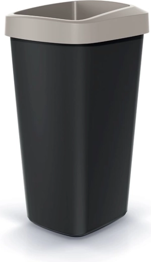 Koš za odpadke Compacta Q Drop 25 l, svetlo rjav