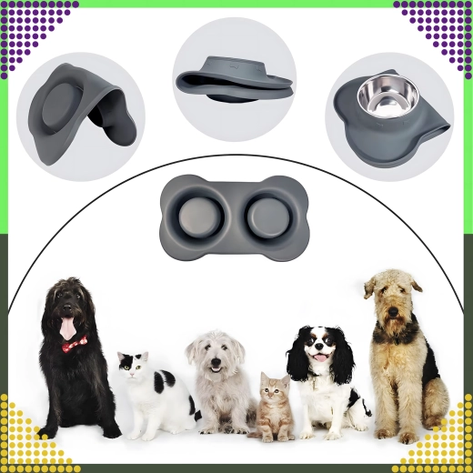 Stabilno in čisto mesto za hranjenje za pse in mačke