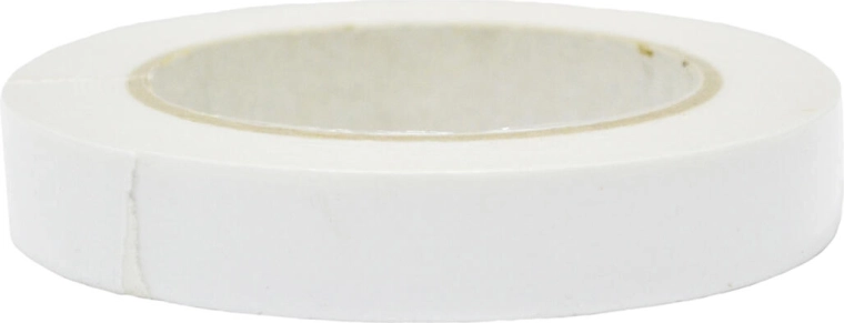 Montažni obojestranski penasti trak 19 mm × 5 m bel