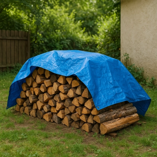 Univerzalna ponjava PE 5 × 4 m, 50 g/m², modra, UV 3 %