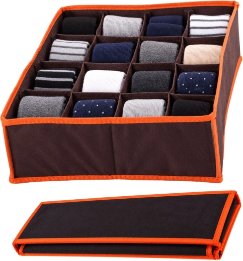 16 compartments for perfect organization