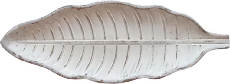 Dekorativni lesen pladenj v obliki lista 38 cm TORO