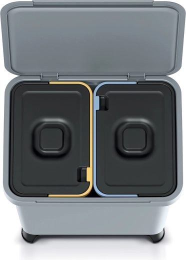 Dve samostojni posodi 2×10 l za enostavno ločevanje