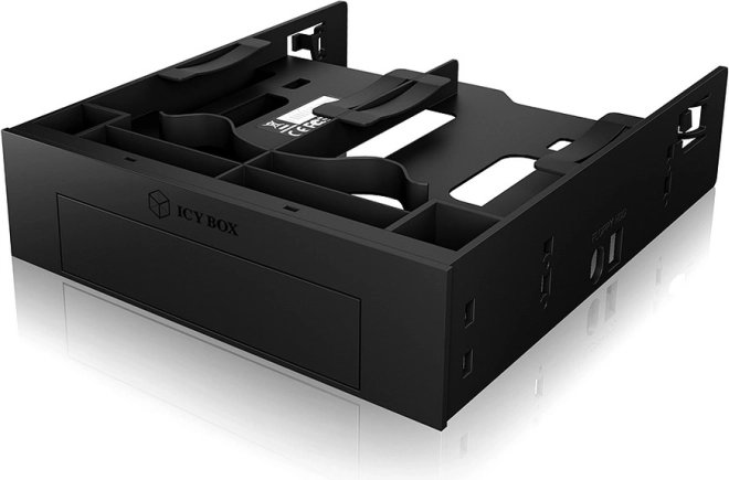 Icy Box IB-5251 montažni nosilec za 5,25" za 2× 2,5" in 1× 3,5" HDD/SSD