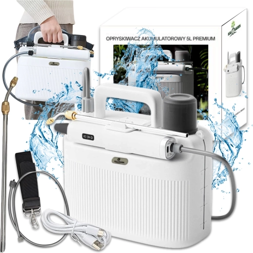 električni vrtni razpršilnik 5 l z akumulatorjem 2200 mAh