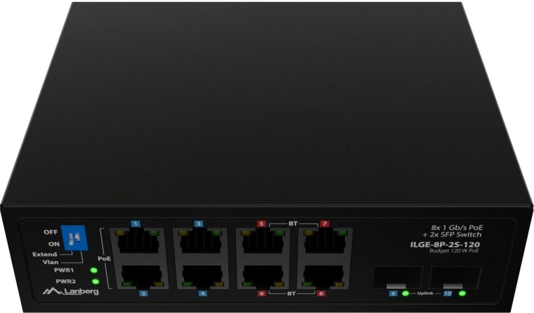 PoE++ do 90 W na port za zahtevne naprave
