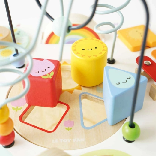Bead maze for fine motor skills