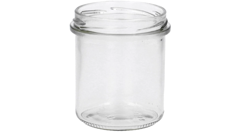 Steklen kozarec za vlaganje 350 ml, široko grlo 82 mm