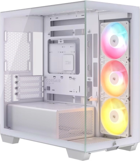 Računalniško ohišje Corsair 2800X RS-R ARGB mATX Panoramic – Bela
