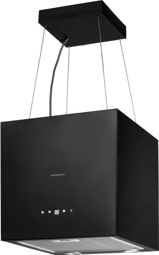 Eleganten otočni dizajn v mat črni barvi