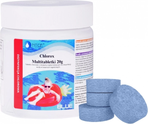 Klorove multitablete 20 g za bazene 0,5 kg