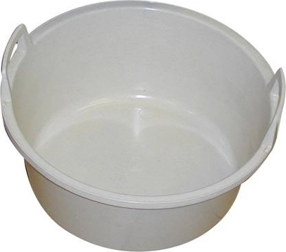 Plastičen škaf 49 cm z ročaji, granit