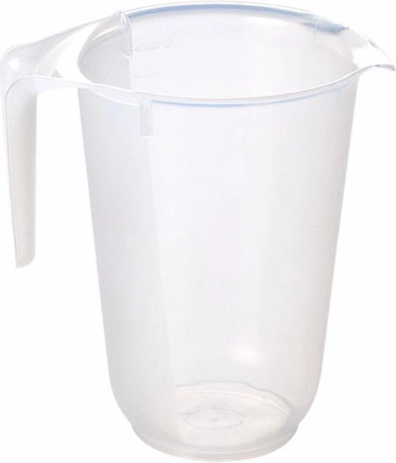 Plastični merilni vrč z izlivom 1 l HEIDRUN