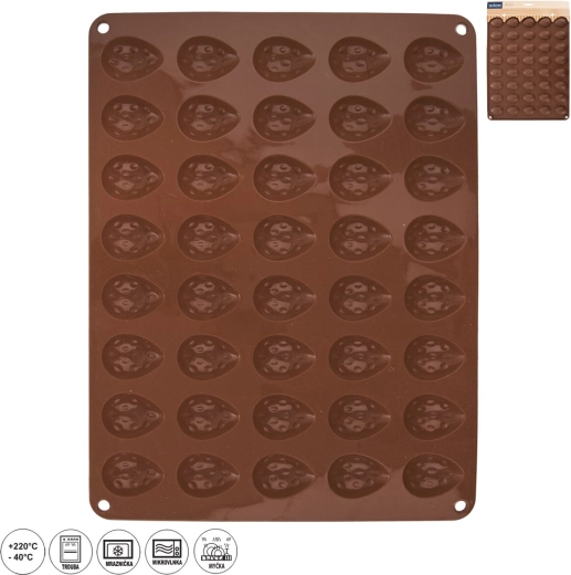 Orion Silicone Nut-Shaped Cookie Mold