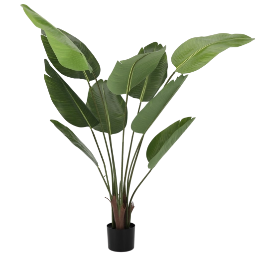 Umetna banana v loncu, 150 cm